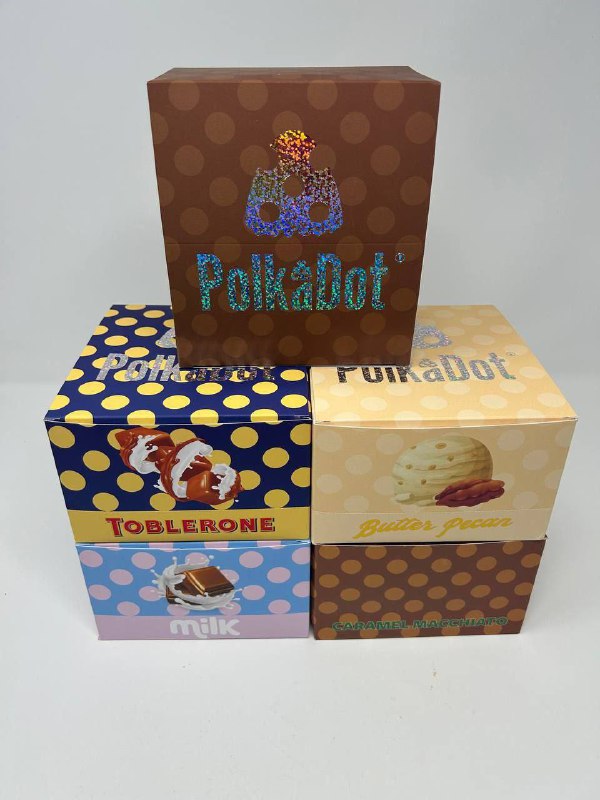 polkadot chocolate bar