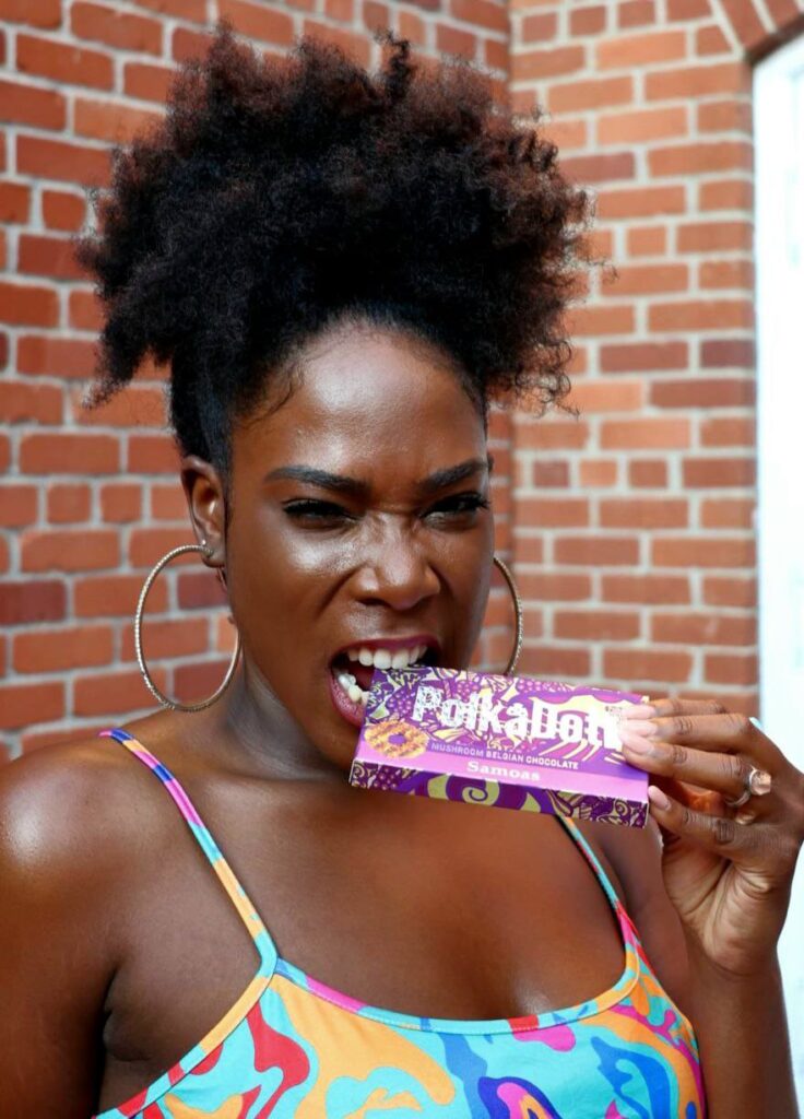 Eat polkadot chocolate